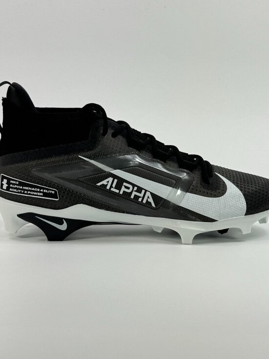 Nike Alpha Menace 4 Elite \'Black White\' IB2501-002 Football size 13.5 main image 6